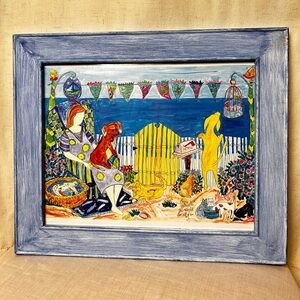 Framed print by NC artist Deborah Cavenaugh